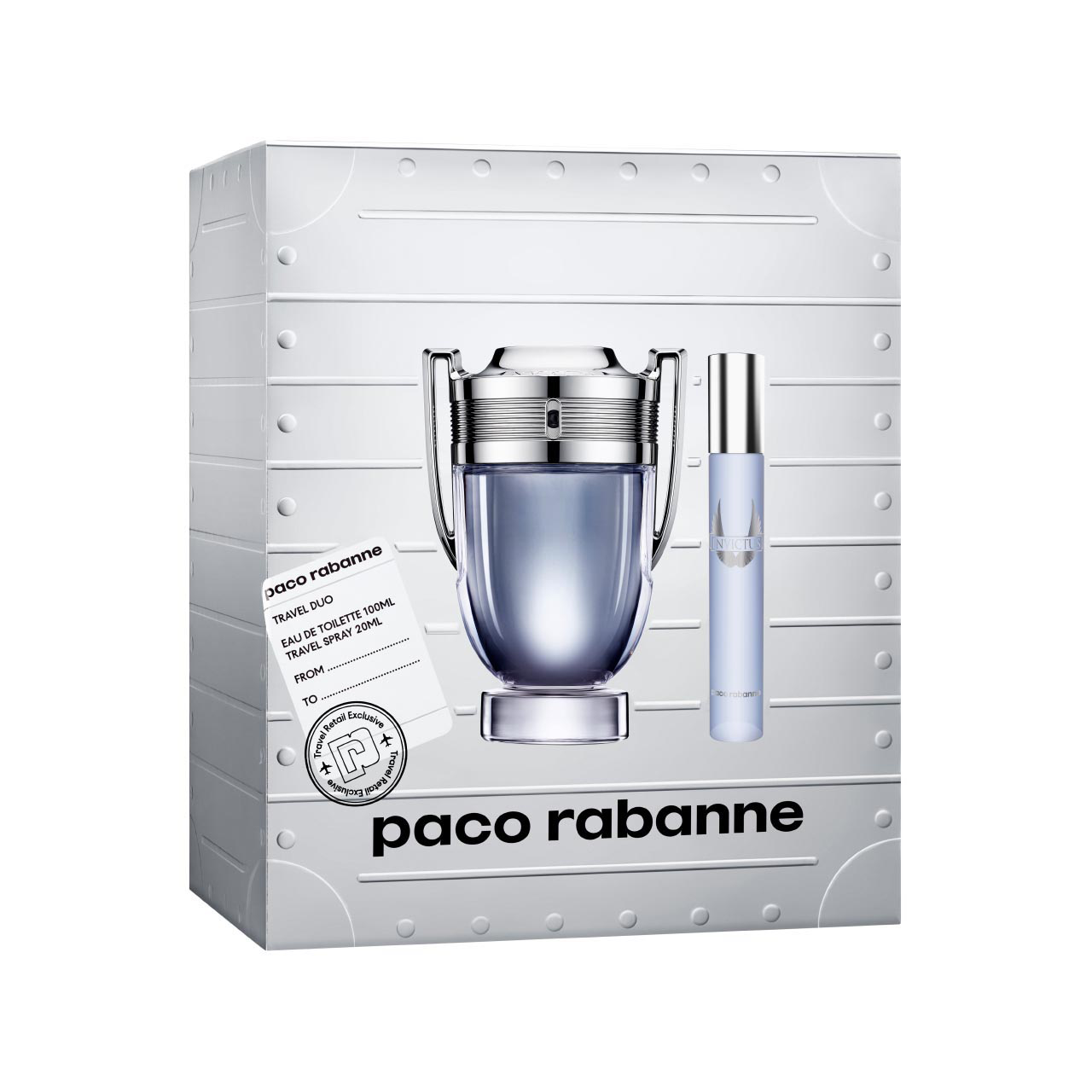 PACO RABANNE INVICTUS SET EDT 100ML + TS 20ML