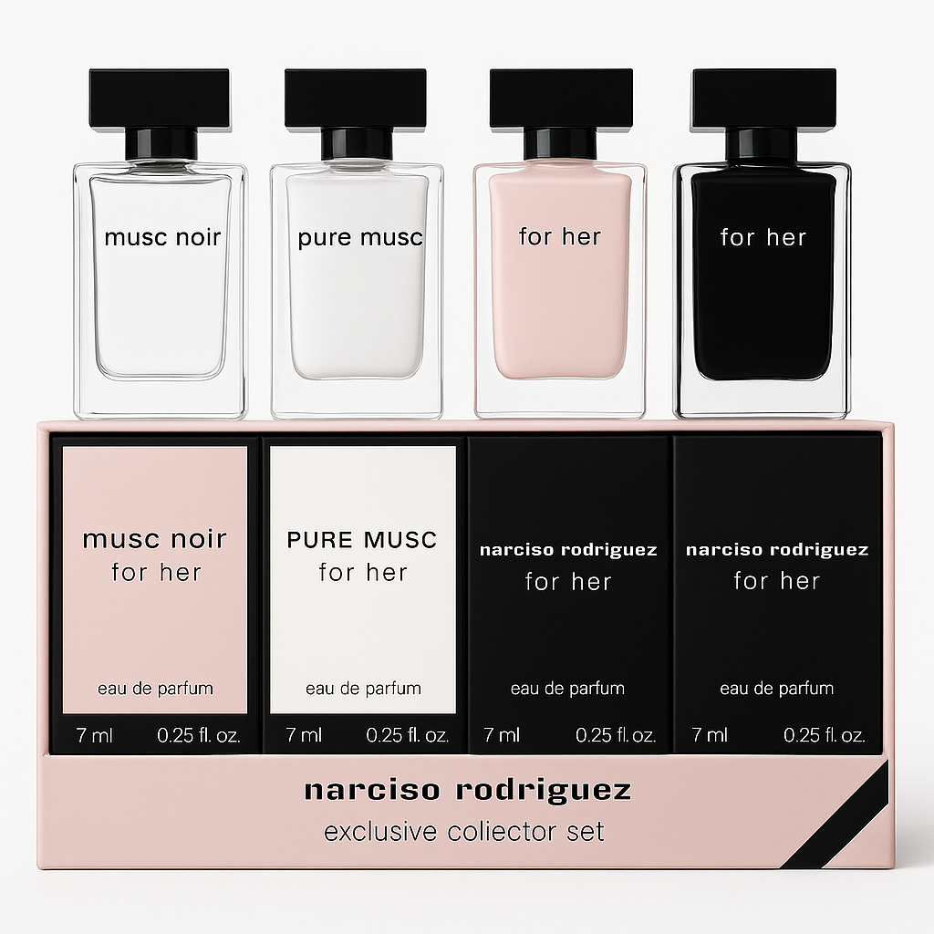NARCISO RODRIGUEZ MINIATURE SET 4PCS