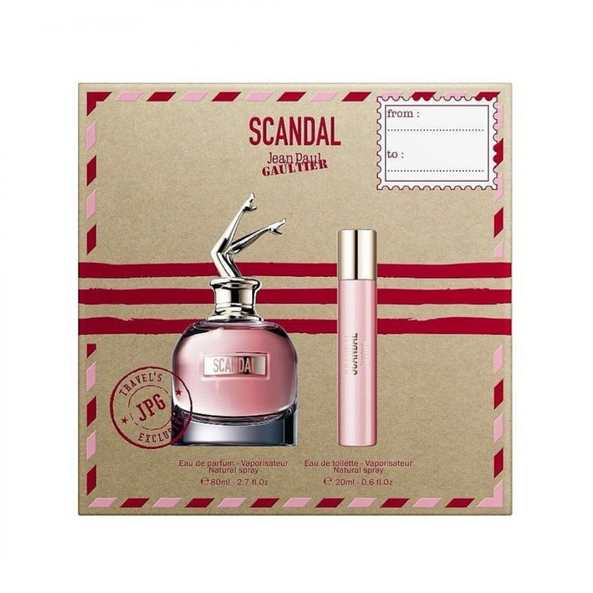 JPG SCANDAL SET EDP 80ML + TS 20ML