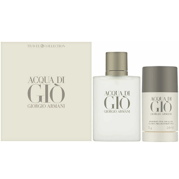 ARMANI ACQUA DI GIO POUR HOMME SET REFILLABLE EDT 100ML+ DEOST 75GR