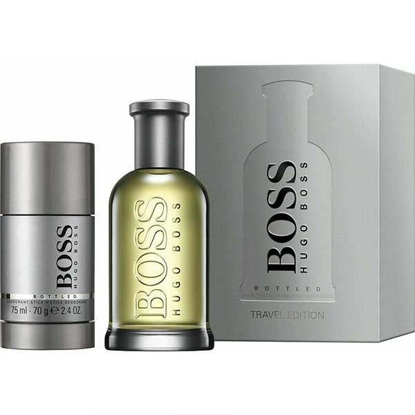 HUGO BOSS BOTTLED SET EDT 100ML + DEOST 75GR