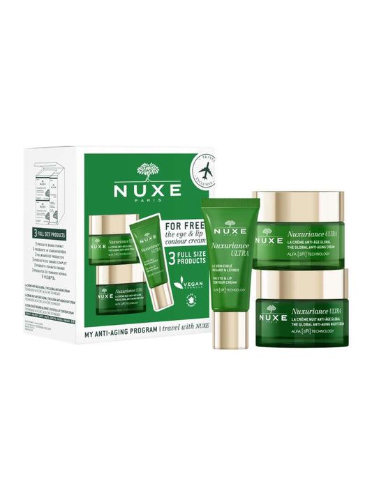 NUXE NUXURIANCE ULTRA ANTI-AGING FACE CARE DAY CR 50ML + NIGHT CR 50ML + EYE&amp;LIP CR 15ML