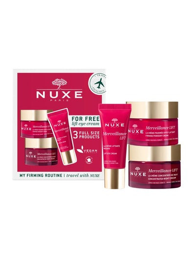 NUXE MERVEILLANCE LIFT &amp; FIRMING DAY CR 50ML + NIGHT CR 50ML + EYE CR 15ML
