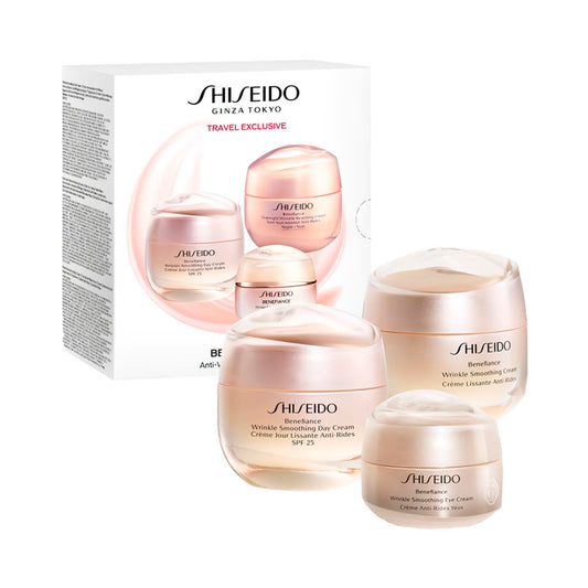 SHISEIDO BENEFIANCE ANTI-WRINKLE FACE CARE SET DAY CR 50ML+ NIGHT CR 50ML+ ETE CR 15ML