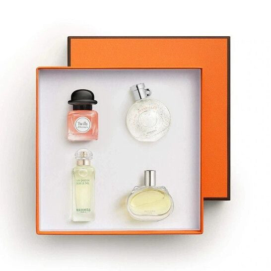 HERMES MINIATURES COFFRET OF 4PCS