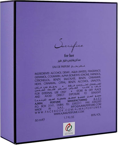 AJMAL SACRIFICE FOR HER EDP 50ML