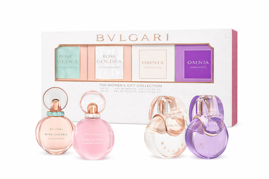 BVLGARI COFFRET OF 4 MINIATURES