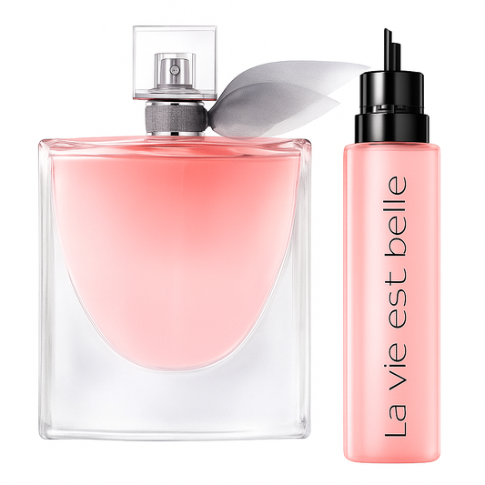LANCOME LA VIE EST BELLE SET EDP 50ML REFILLABLE 50ML+ EDP REFILL 100ML