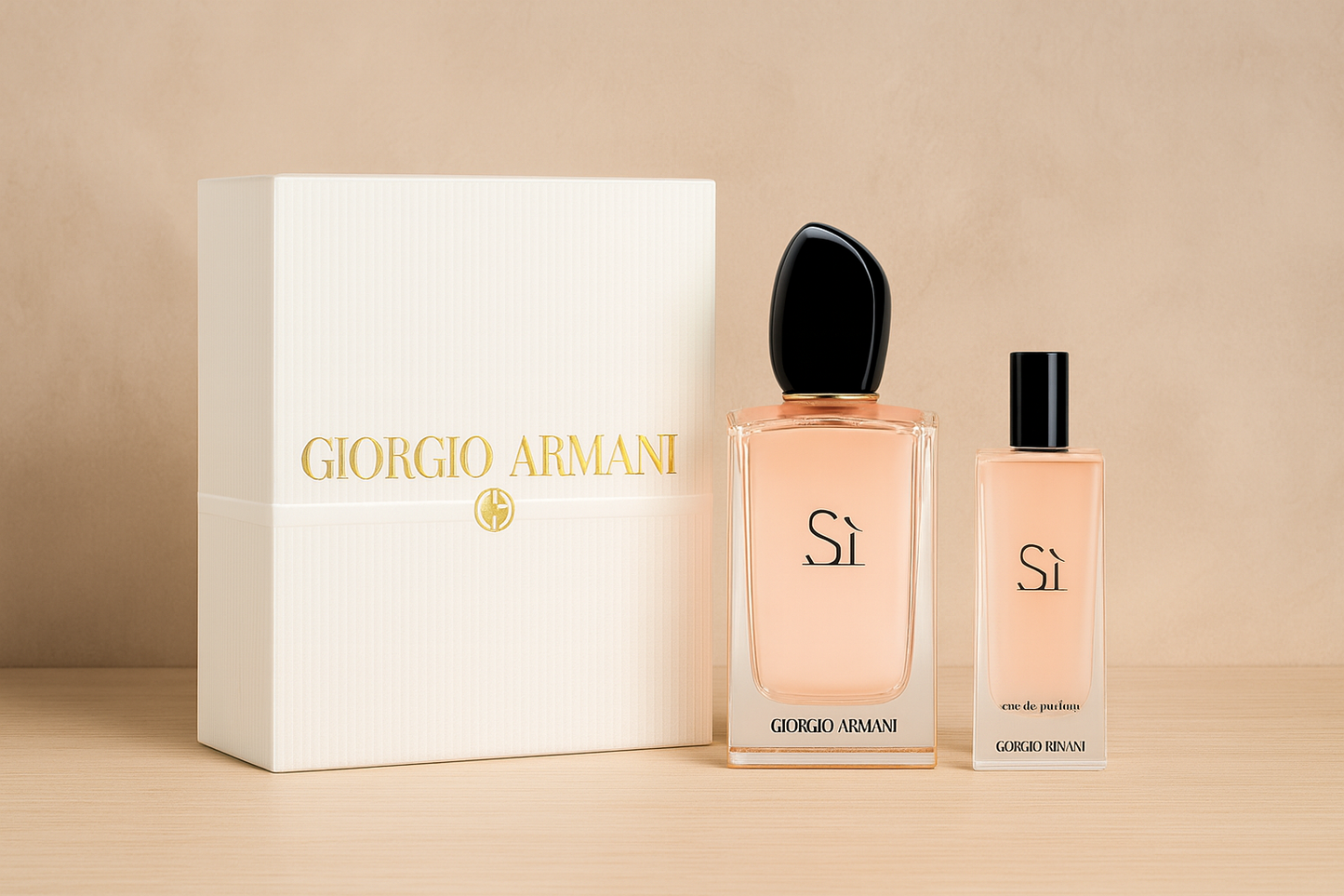 ARMANI SI SET EDP 100ML + TRAVEL SPRAY 15ML