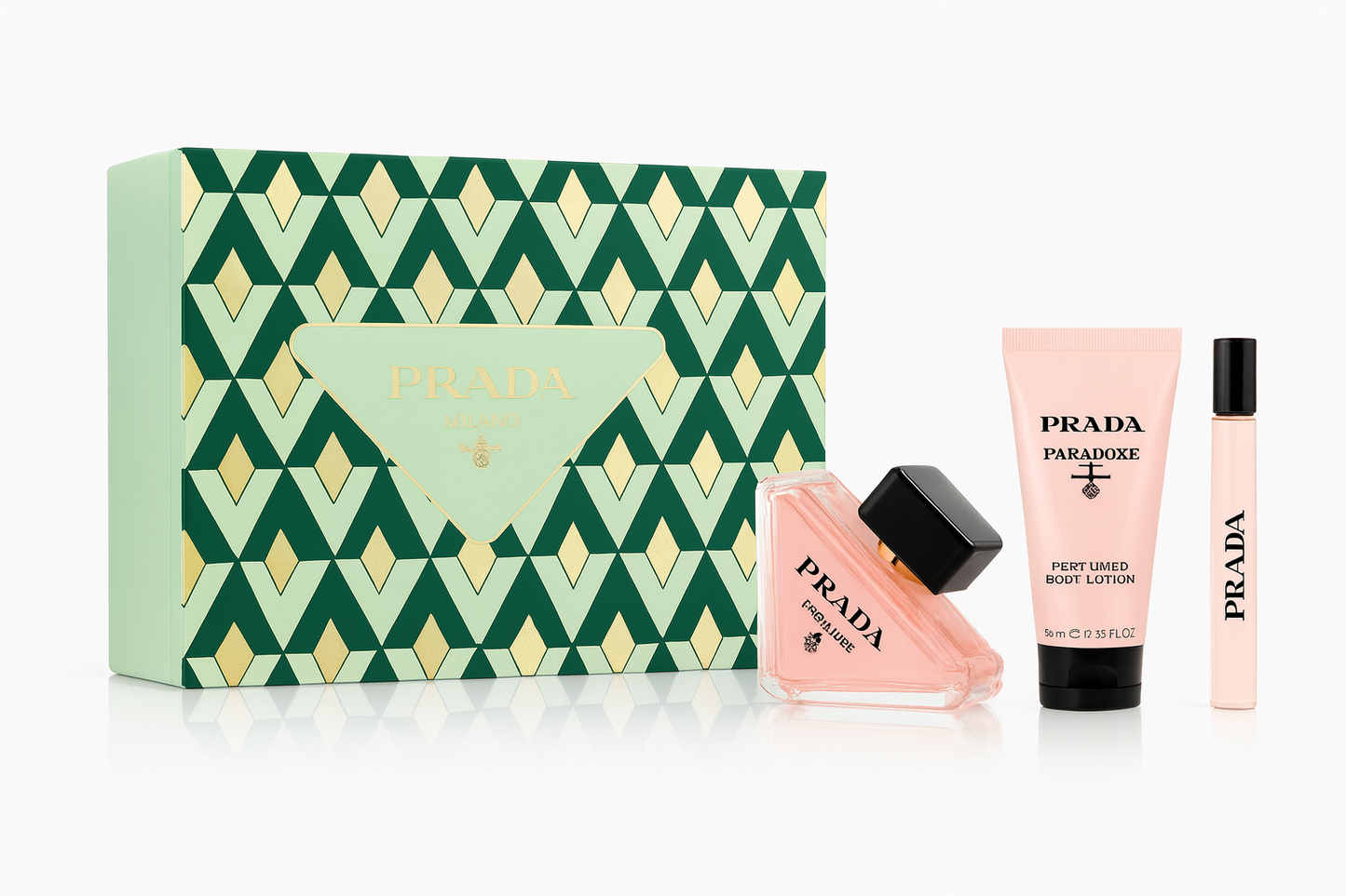 PRADA PARADOXE SET EDP 90ML+ BLOT 50ML+TS 10ML