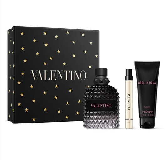 VALENTINO UOMO BORN IN ROMA SET EDT 100ML+SHG 75ML+TS 10ML