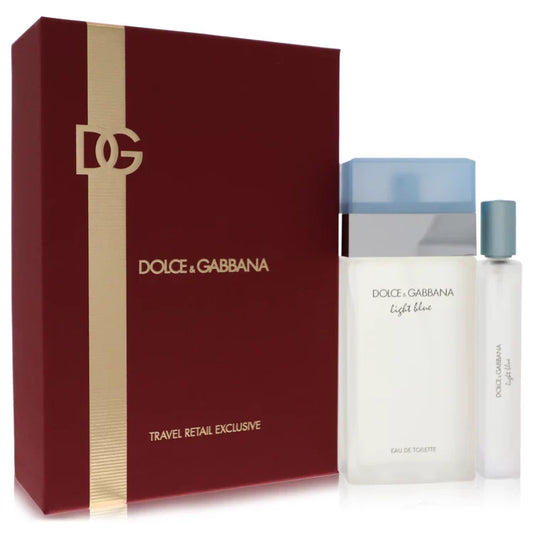 D&amp;G LIGHT BLUE SET EDT 100ML + TS 10ML
