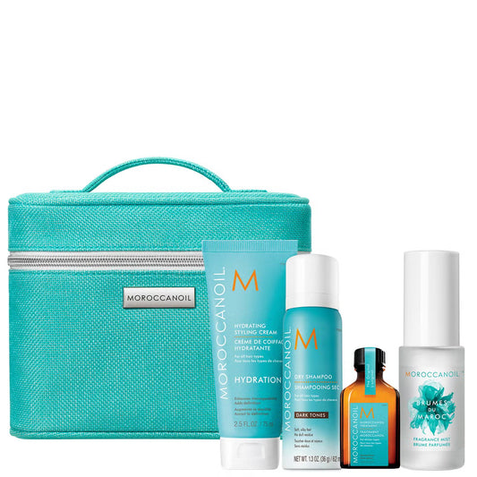 MOROCCANOIL HAIR SET DARK TONES 4PCS DRY SHP 195 ML